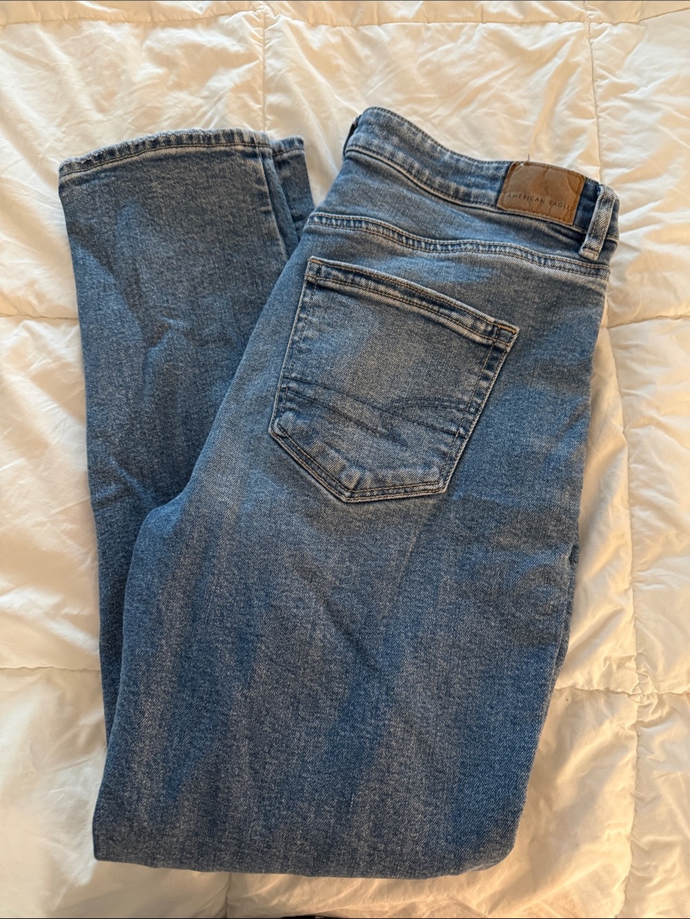 American Eagle Outfitters Women’s Straight Blue Denim Jeans